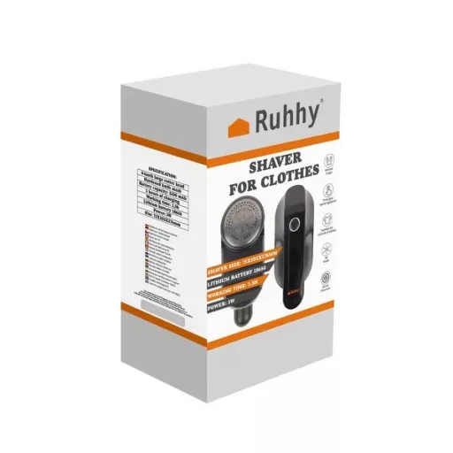 Vezeték nélküli bolyhosodás-eltávolító, USB-C töltés, 6 késes fej, kijelző