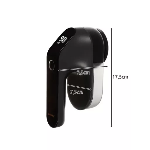 Vezeték nélküli bolyhosodás-eltávolító, USB-C töltés, 6 késes fej, kijelző