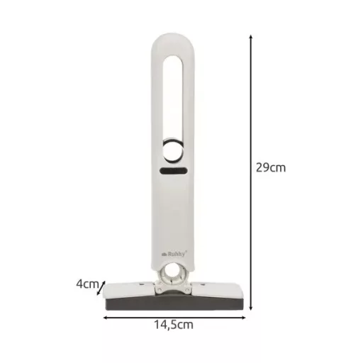 Mini önkicsavaró ablaktisztító mop fehér, 29×14 cm, 2 pót szivacs