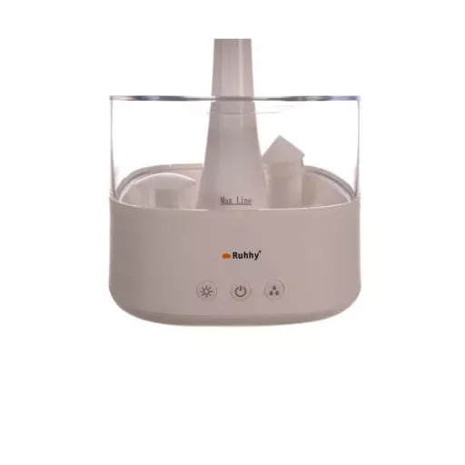 Gombakalap LED-es esőhatású párologtató/éjjeli lámpa, 450 ml, USB-C