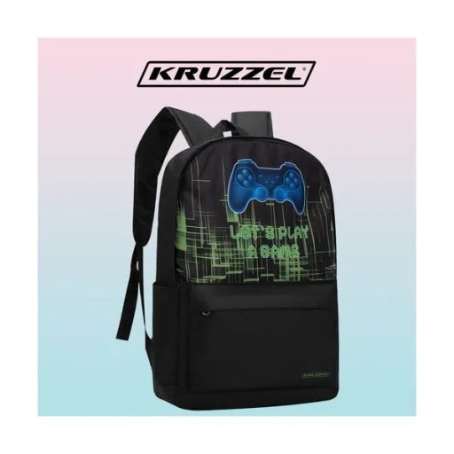 Iskolai gamer hátizsák 22 l, Oxford 600D, cipőzsákkal