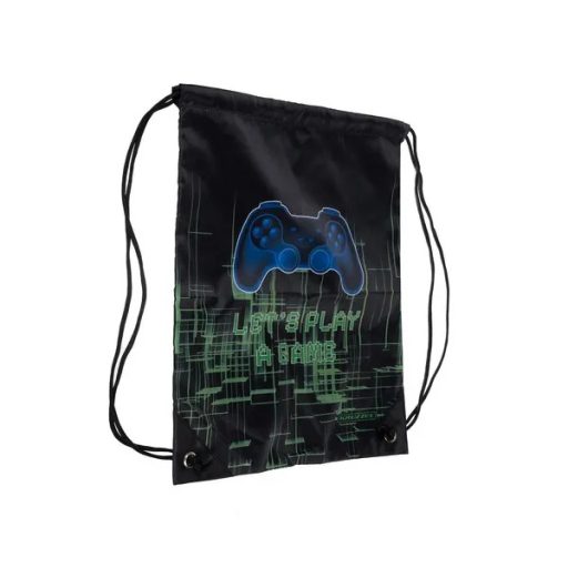 Iskolai gamer hátizsák 22 l, Oxford 600D, cipőzsákkal