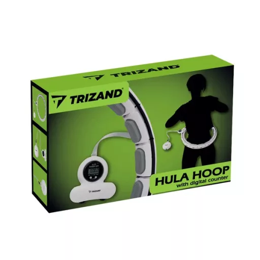 Súlyozott masszázs hula hoop kalóriaszámlálóval, állítható 75–109 cm