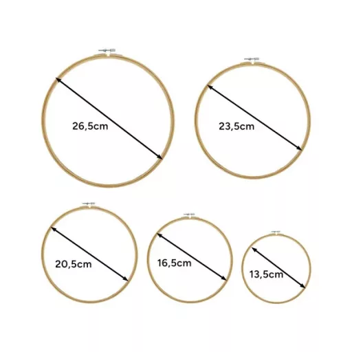 MAALEO 207 részes hímzőkészlet – 100 féle poliészter fonal, bambusz keretek