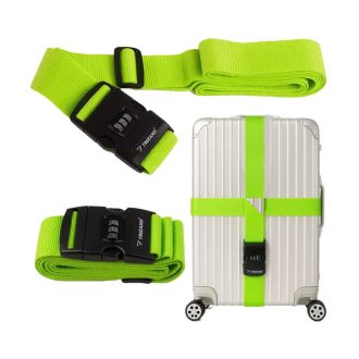   Állítható csomagrögzítő heveder bőröndhöz, műanyag csattal, 100–180 cm