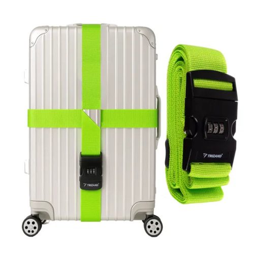 Állítható csomagrögzítő heveder bőröndhöz, műanyag csattal, 100–180 cm