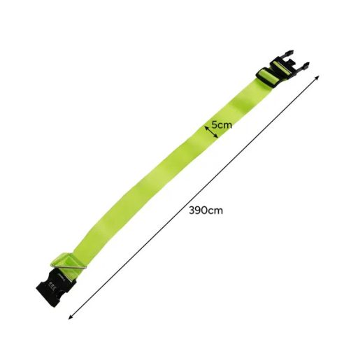 Állítható csomagrögzítő heveder bőröndhöz, műanyag csattal, 100–180 cm