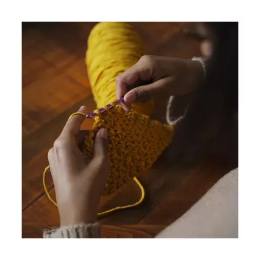 Maaleo 69 részes horgoló készlet tokkal, ergonomikus tűk, kezdőknek és haladóknak