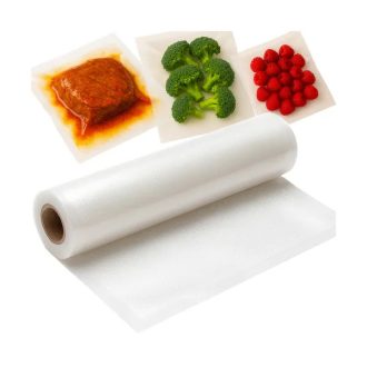   Bordázott vákuumfólia tekercs 28x600 cm, sous-vide-hez, RUHHY