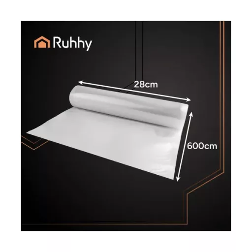 Bordázott vákuumfólia tekercs 28x600 cm, sous-vide-hez, RUHHY