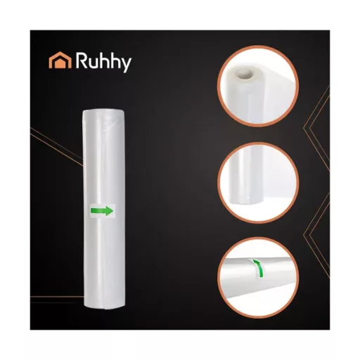 Bordázott vákuumfólia tekercs 28x600 cm, sous-vide-hez, RUHHY