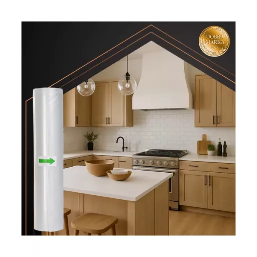 Bordázott vákuumfólia tekercs 28x600 cm, sous-vide-hez, RUHHY