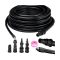 Ruhhy 15 m csőtisztító magasnyomású tömlő, 4 adapterrel, 138 bar