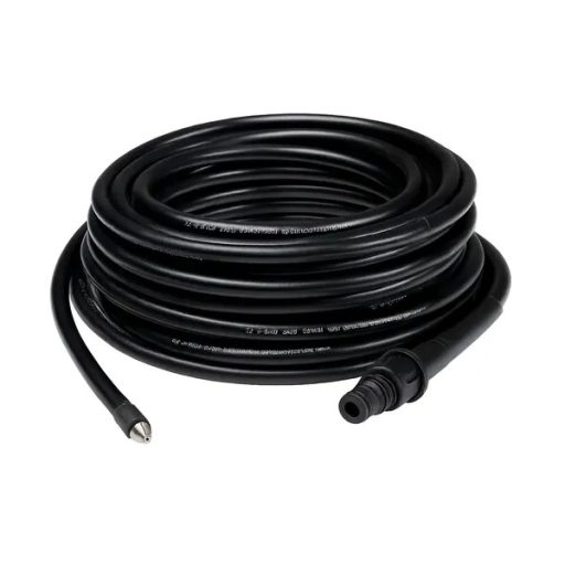 Ruhhy 15 m csőtisztító magasnyomású tömlő, 4 adapterrel, 138 bar