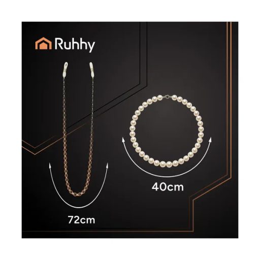 5 részes nagymama jelmez szett – paróka, szemüveg, gyöngysor, sapka