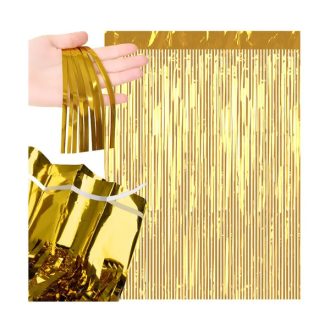 Öntapadós arany fóliafüggöny 100x200 cm RUHHY