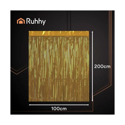 Öntapadós arany fóliafüggöny 100x200 cm RUHHY