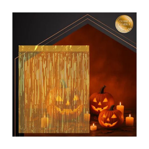 Öntapadós arany fóliafüggöny 100x200 cm RUHHY