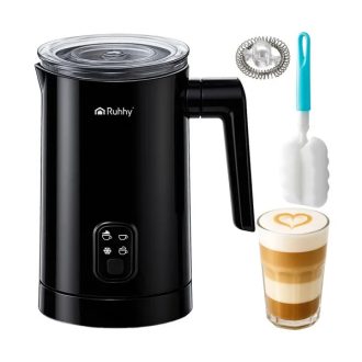   Elektromos tejhabosító 400 W, fekete, 4 üzemmód, 65/75 °C