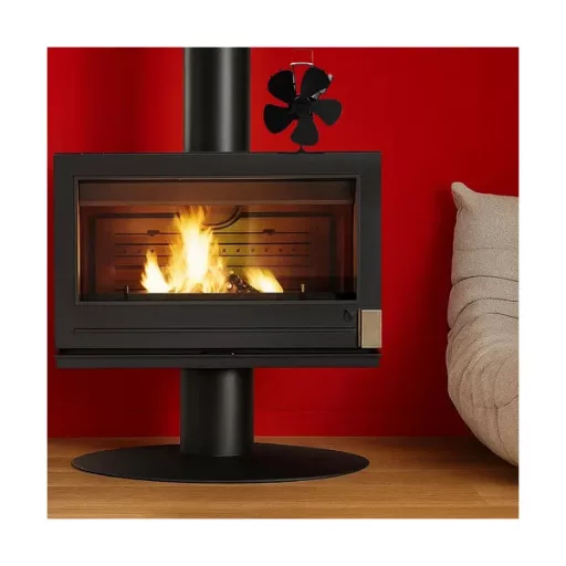 Kaminer 26206 hőmeghajtású 5 lapátos kandalló ventilátor, csendes