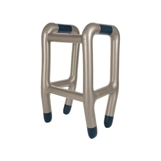 Felfújható járókeret és bot jelmez kiegészítő pumpával, 80×50×40 cm Ruhhy