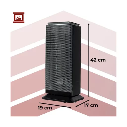 Kaminer Lumni 2.0 energiahatékony PTC kerámia hősugárzó 2000 W, távirányító, LED