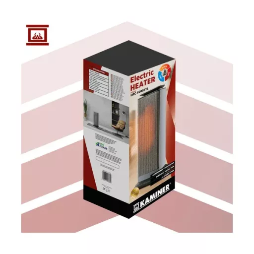 Kaminer Lumni 2.0 energiahatékony PTC kerámia hősugárzó 2000 W, távirányító, LED