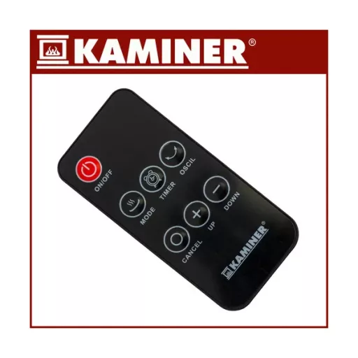 Kaminer Lumni 2.0 energiahatékony PTC kerámia hősugárzó 2000 W, távirányító, LED