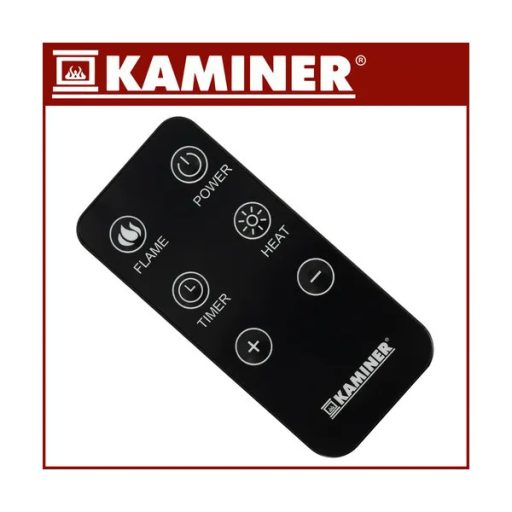 Kaminer Embego 2000 W elektromos kandalló hősugárzó, lánghatás, távirányító