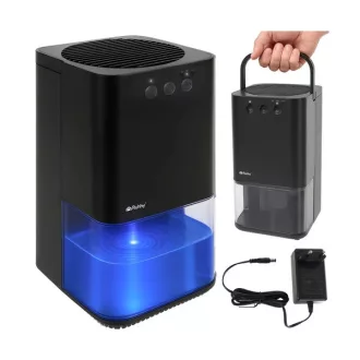   Ruhhy fekete páramentesítő 380 ml/nap, 1,4 l tartály, LED, időzítő