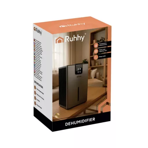 Ruhhy ezüst páramentesítő, 1000 ml/nap, 2.2 l tartály, LED, távvezérlés