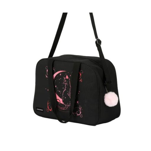 Kruzzel 26516 iskolai és sporttáska, 20 l, vízlepergető, fekete