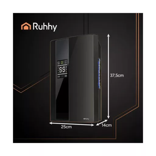 RUHHY 2 az 1-ben párátlanító és légtisztító, 650 ml/nap, 30 m², 2 l