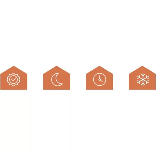 RUHHY 2 az 1-ben párátlanító és légtisztító, 650 ml/nap, 30 m², 2 l