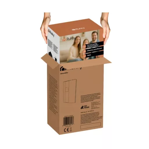 RUHHY 2 az 1-ben párátlanító és légtisztító, 2000 ml, 30 m², 25-30 dB