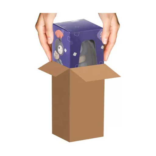 Puha szenzoros építőkocka készlet, 8 db, 6 hó+, színes, PVC