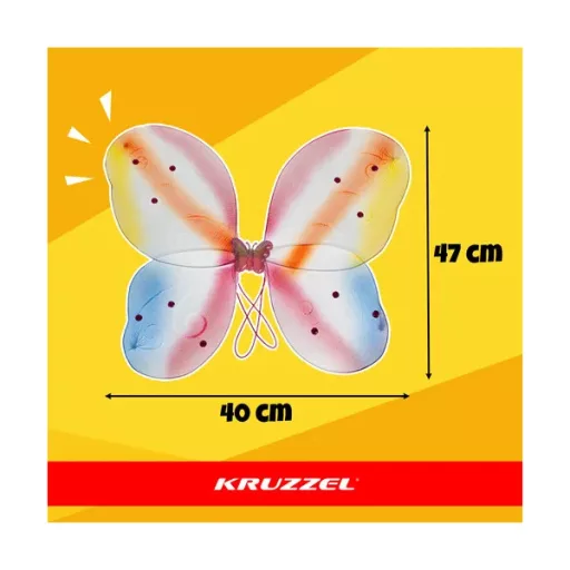 Gyerek pillangó jelmez szett – 6 részes, színes, 3-10 éves korig