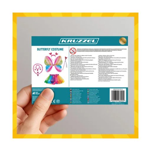Gyerek pillangó jelmez szett – 6 részes, színes, 3-10 éves korig