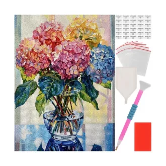   Gyémántszemes kirakó készlet 5D, csokor minta, 30×40 cm, Maaleo