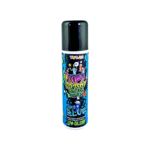 Neon krétaspray 150 ml, UV-fényben világít, könnyen lemosható