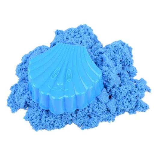 Kinetikus homok készlet vödörrel, 1,5 kg, 5 színű, formákkal