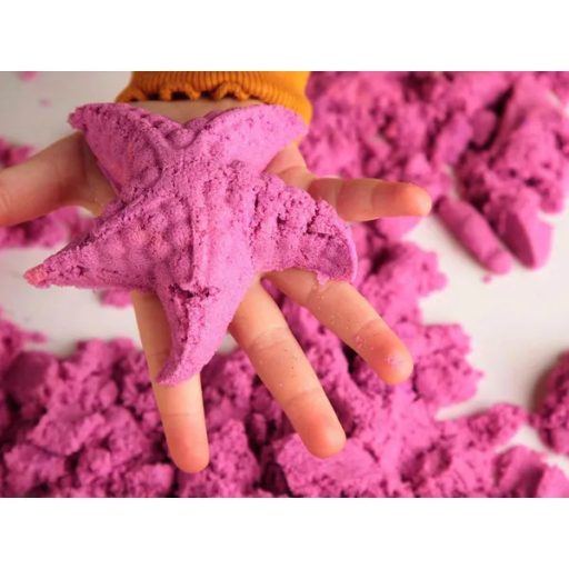 Tuban kinetikus homok, rózsaszín, 1 kg vödörben