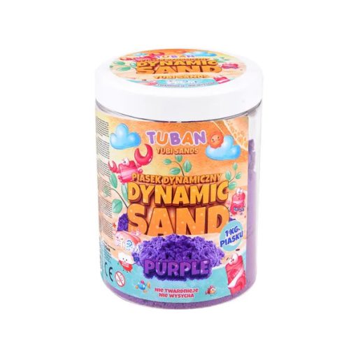 Tuban dinamikus homok, lila, 1 kg, vödörben