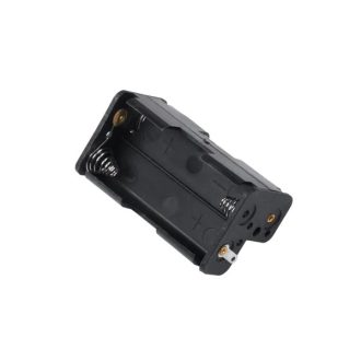 Elemtartó kosár 3×AA R6, döntött kialakítás, fekete