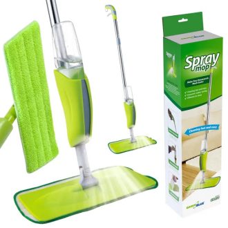   GreenBlue GB830 lapos spray mop 0,4 l tartállyal, 2 mikroszálas betéttel, 123 cm