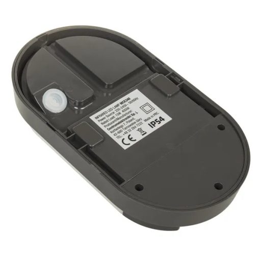 Maclean MCE340 szürke LED lámpa mozgásérzékelővel 15W 4000K 1100lm IP54