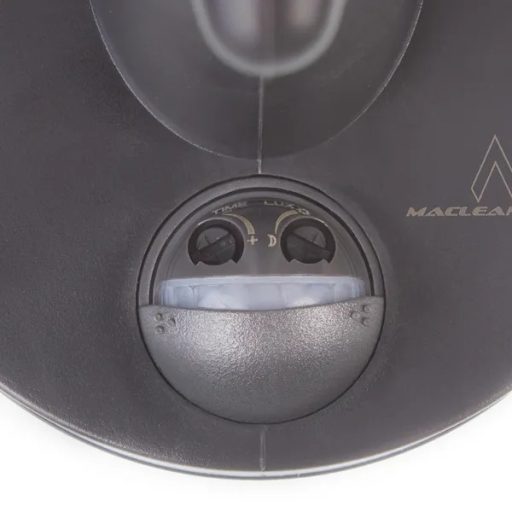 Kültéri falilámpa E27 mozgás- és fényérzékelővel, IP65, 60 W, szürke