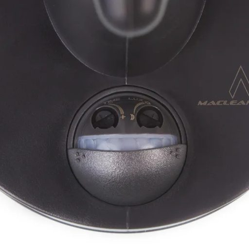 Kültéri fali lámpa mozgás- és alkonykapcsolóval, E27, IP65, 60 W, fekete