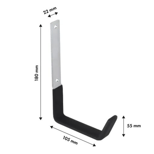 Fali acéltartó gumiabroncs, kerék, létra, kerékpár tárolásához 10 kg
