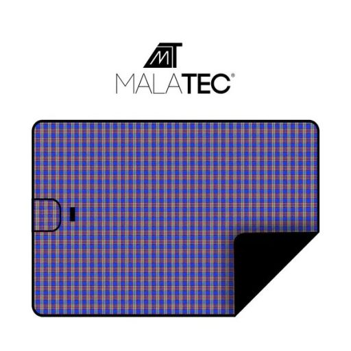 Vízálló piknikpléd 145x180 cm, kék, összehajtható, mosható